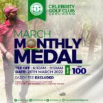 Ecoband Sponsors Celebrity Golf Club Monthly Medal